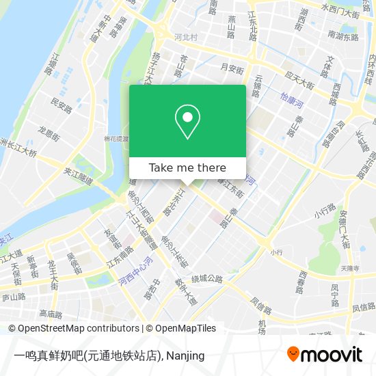 一鸣真鲜奶吧(元通地铁站店) map