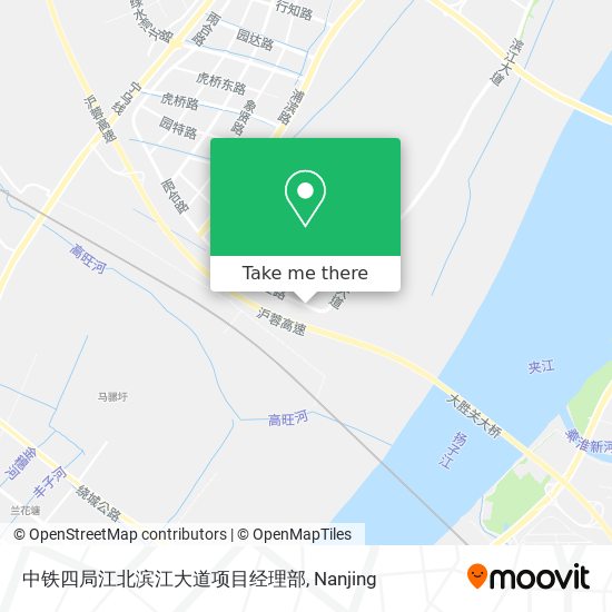 中铁四局江北滨江大道项目经理部 map
