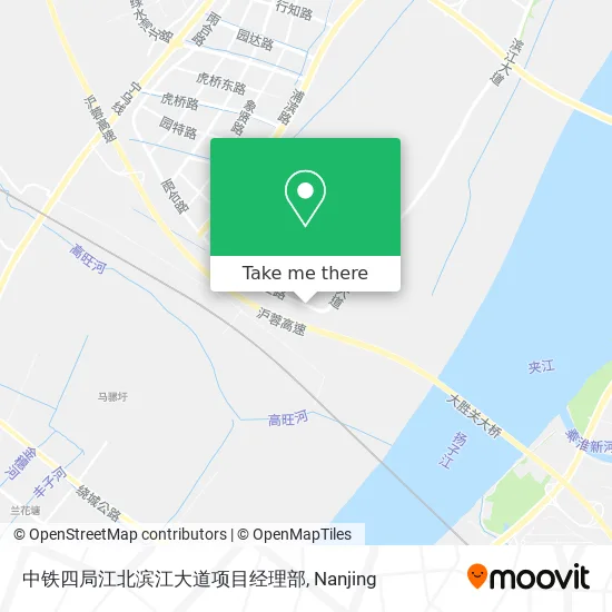 中铁四局江北滨江大道项目经理部 map