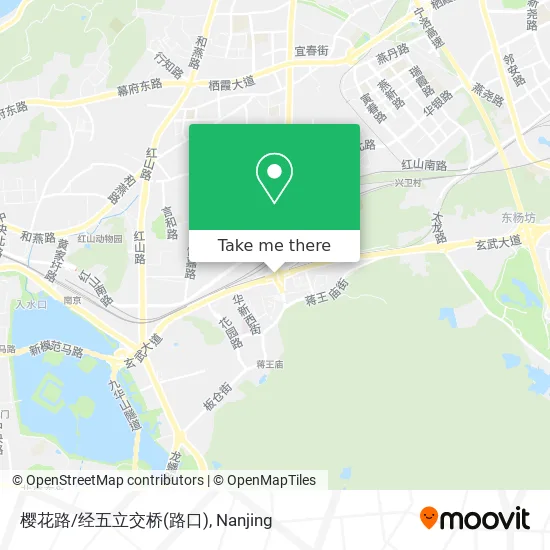 樱花路/经五立交桥(路口) map