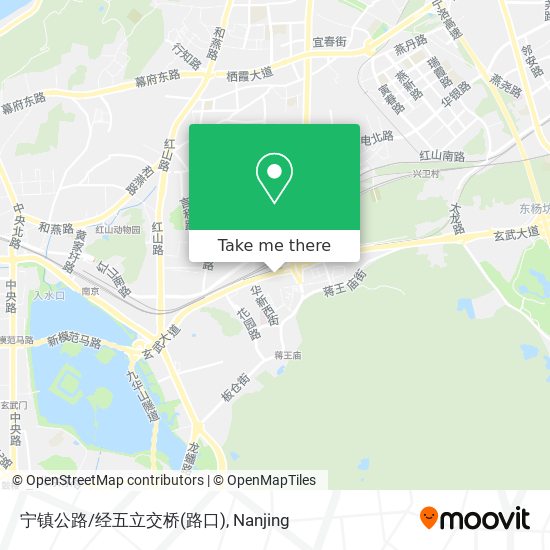 宁镇公路/经五立交桥(路口) map