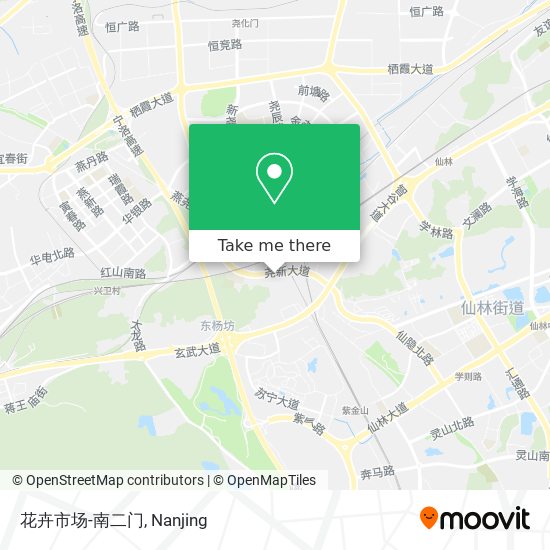 花卉市场-南二门 map
