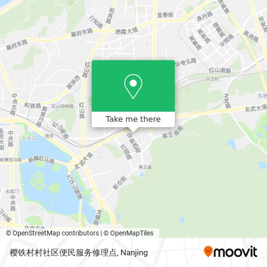 樱铁村村社区便民服务修理点 map