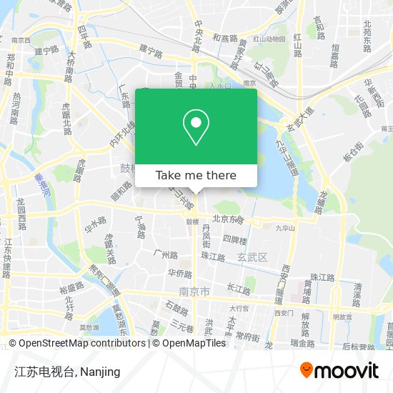 江苏电视台 map