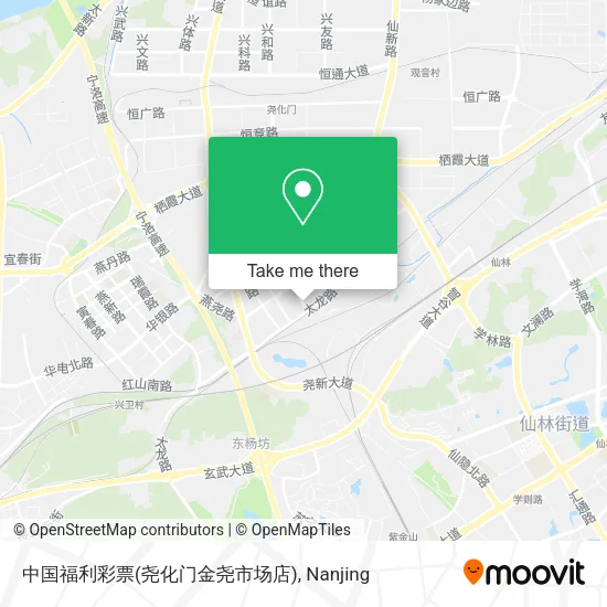 中国福利彩票(尧化门金尧市场店) map