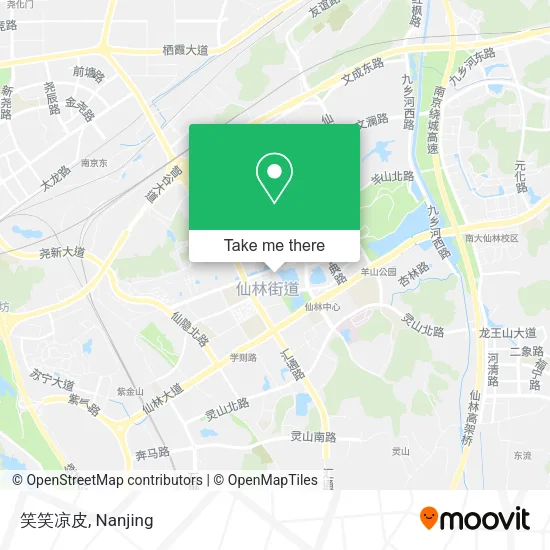 笑笑凉皮 map