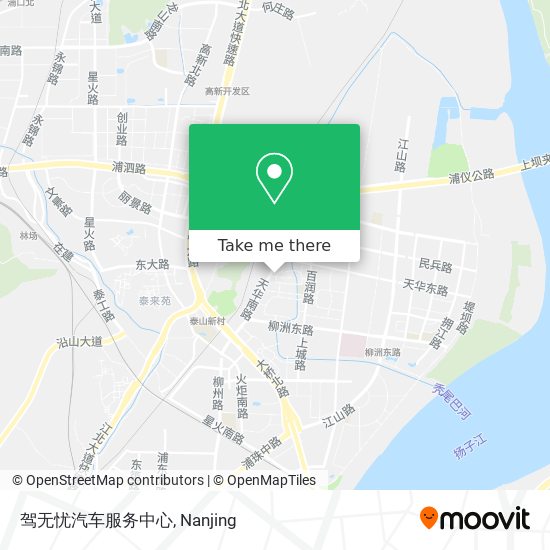 驾无忧汽车服务中心 map