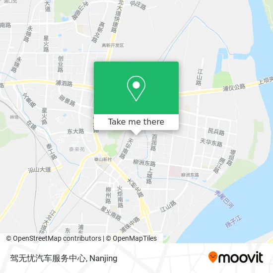 驾无忧汽车服务中心 map
