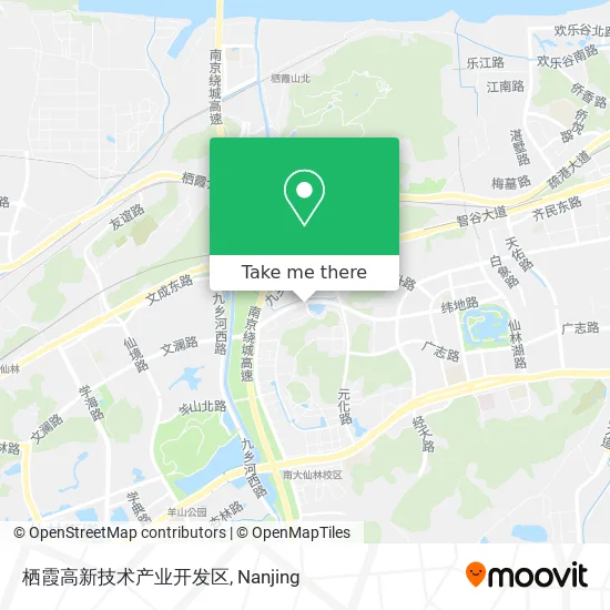栖霞高新技术产业开发区 map