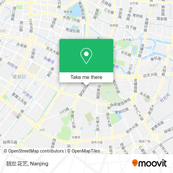 靓壮花艺 map