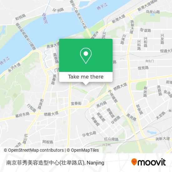 南京菲秀美容造型中心(壮举路店) map
