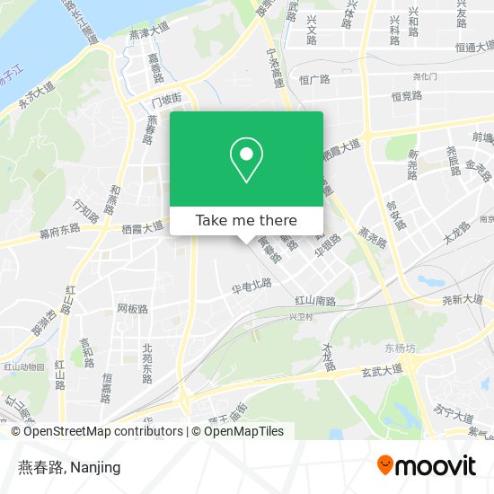 燕春路 map