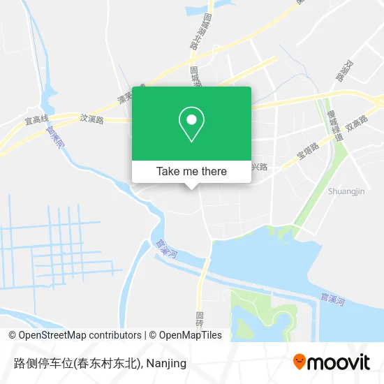 路侧停车位(春东村东北) map