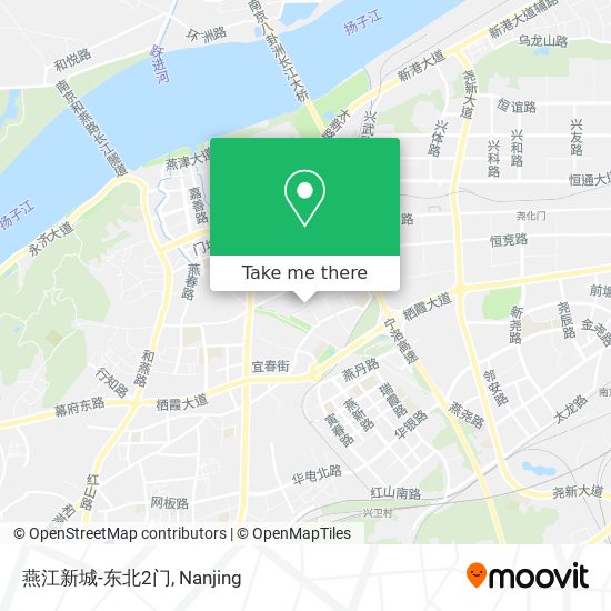 燕江新城-东北2门 map