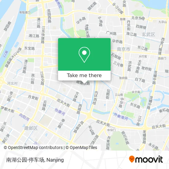 南湖公园-停车场 map