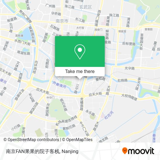 南京FAN果果的院子客栈 map