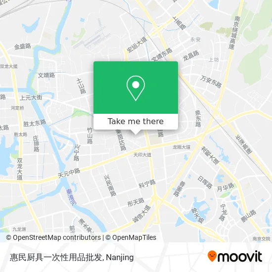 惠民厨具一次性用品批发 map