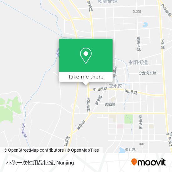 小陈一次性用品批发 map