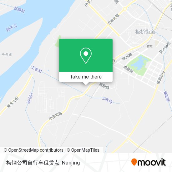 梅钢公司自行车租赁点 map