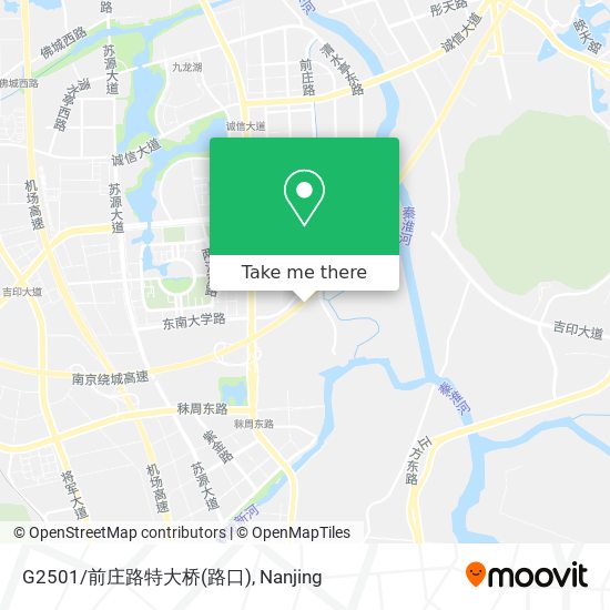 G2501/前庄路特大桥(路口) map