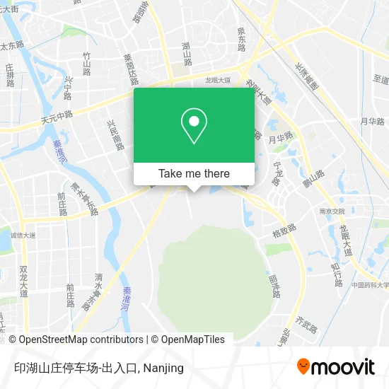 印湖山庄停车场-出入口 map
