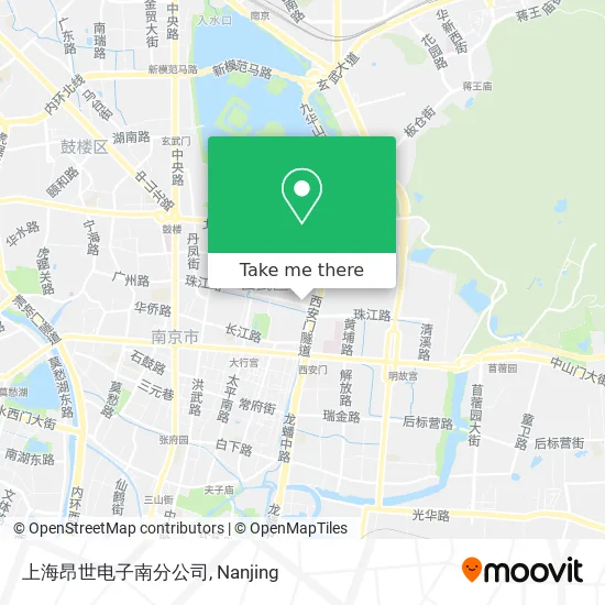 上海昂世电子南分公司 map