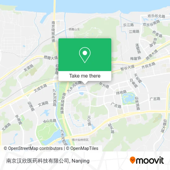 南京汉欣医药科技有限公司 map