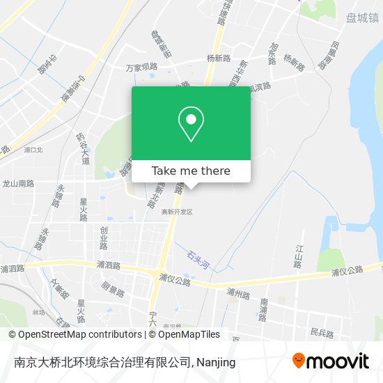 南京大桥北环境综合治理有限公司 map