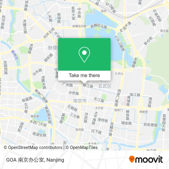 GOA 南京办公室 map