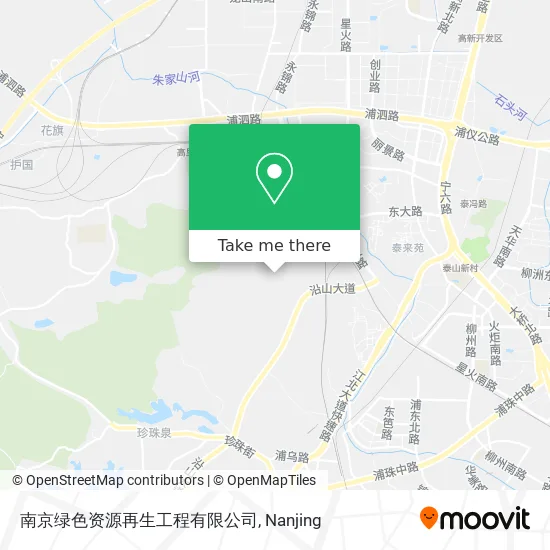 南京绿色资源再生工程有限公司 map