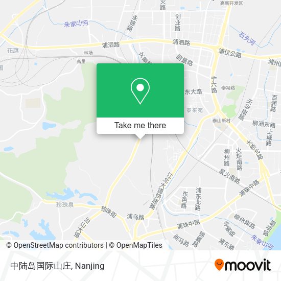 中陆岛国际山庄 map