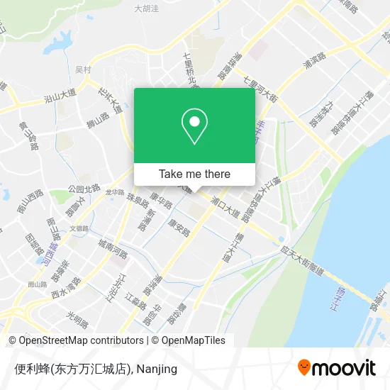 便利蜂(东方万汇城店) map