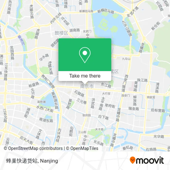 蜂巢快递货站 map