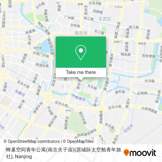 蜂巢空间青年公寓(南京夫子庙)(原城际太空舱青年旅社) map