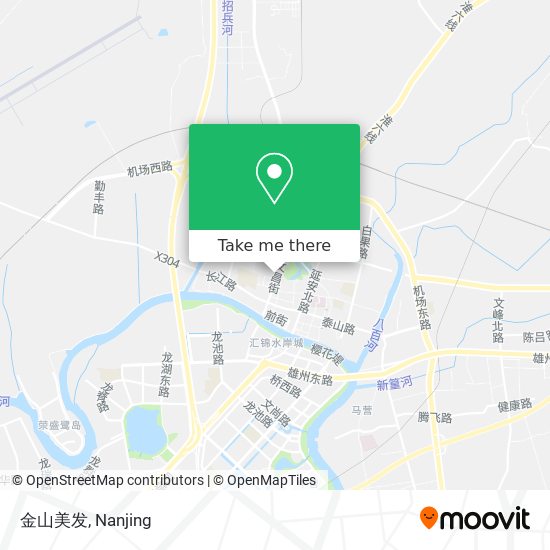 金山美发 map
