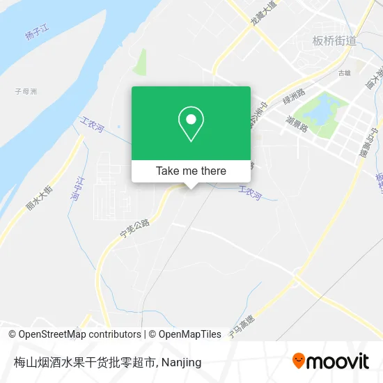 梅山烟酒水果干货批零超市 map
