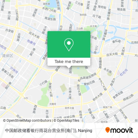中国邮政储蓄银行雨花台营业所(南门) map