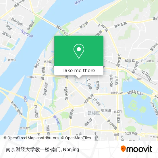 南京财经大学教一楼-南门 map