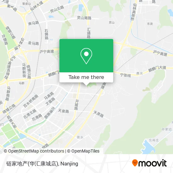 链家地产(华汇康城店) map