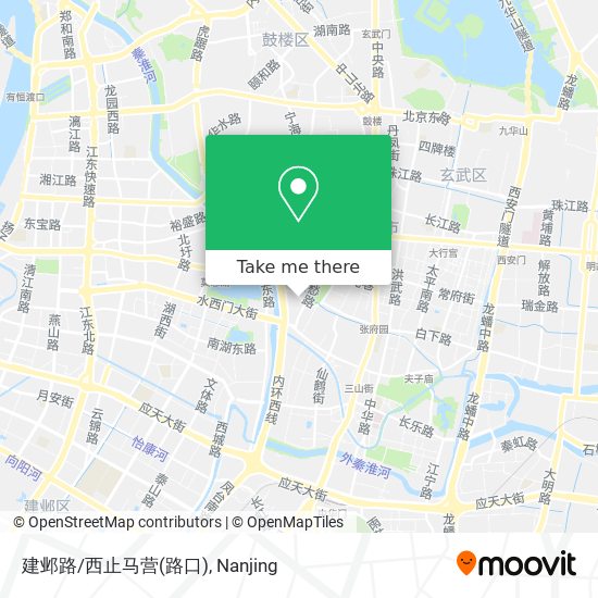 建邺路/西止马营(路口) map