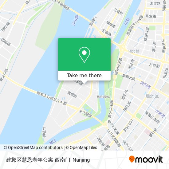 建邺区慧恩老年公寓-西南门 map
