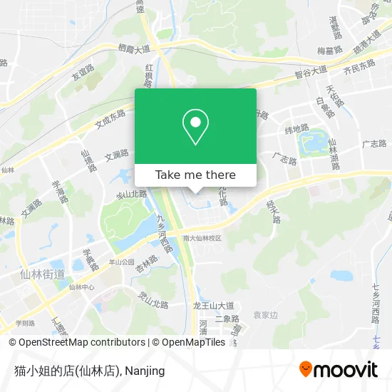 猫小姐的店(仙林店) map