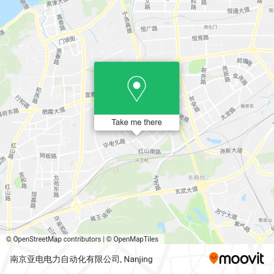 南京亚电电力自动化有限公司 map