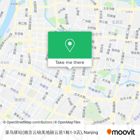 菜鸟驿站(南京云锦美地丽云居1栋1-3店) map