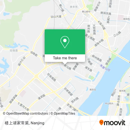 楼上请家常菜 map
