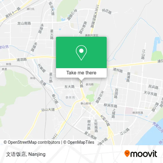 文语饭店 map