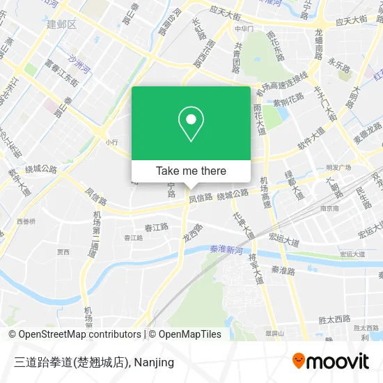三道跆拳道(楚翘城店) map