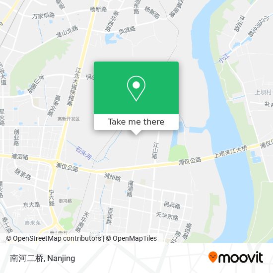 南河二桥 map