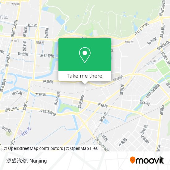 源盛汽修 map