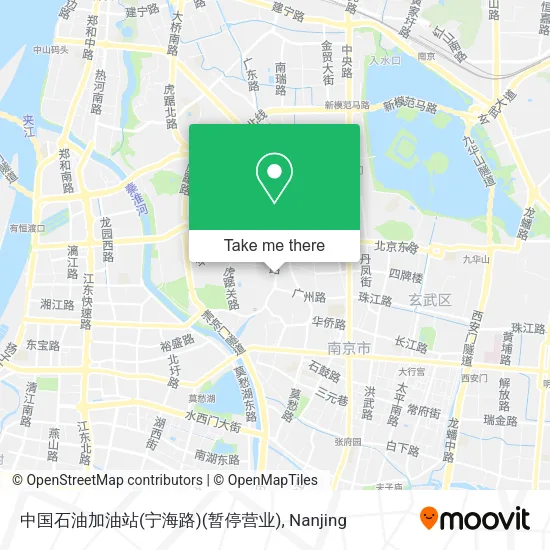 中国石油加油站(宁海路)(暂停营业) map